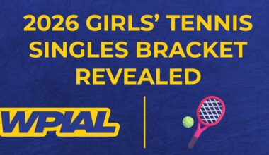 WPIAL Releases 2026 Girls' Tennis Singles Championship Brackets