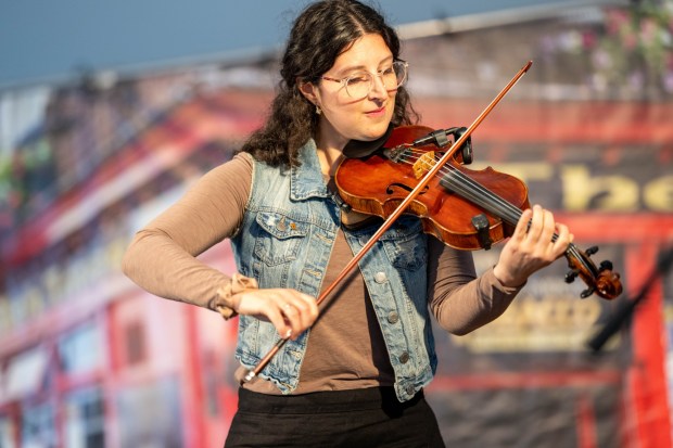The band Fig For a Kiss plays for the crowd Sunday, Sept. 27, 2026 during the Celtic Classic Festival in Bethlehem.(Jonathan Broady/Special to The Morning Call)