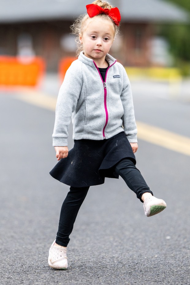 Chloe Hostetler, of O'Grady Quinlin Academy in Coopersburg, performs a traditional Irish dance Sunday, Sept. 27, 2026, during the Celtic Classic Festival in Bethlehem. (Jonathan Broady/Special to The Morning Call)