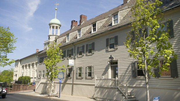 The Moravian's Gemeinhaus in Bethlehem, Pennsylvania, is pictured on May 10, 2016. The building was the center of life in the early Moravian community, and is now part of a World Heritage site that encompasses 10 acres and includes nine structures. (Harry Fisher/The Morning Call)