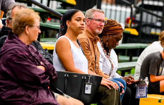 People enjoy the food, sights and sounds Wednesday, Sept. 02, 2026, at the Allentown Fair, which continues through Monday. (April Gamiz/The Morning Call)