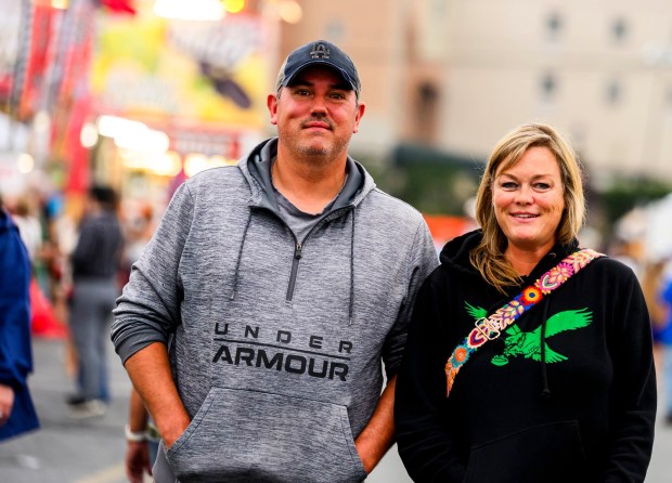 People enjoy the food, sights and sounds Wednesday, Sept. 02, 2026, at the Allentown Fair, which continues through Monday. (April Gamiz/The Morning Call)