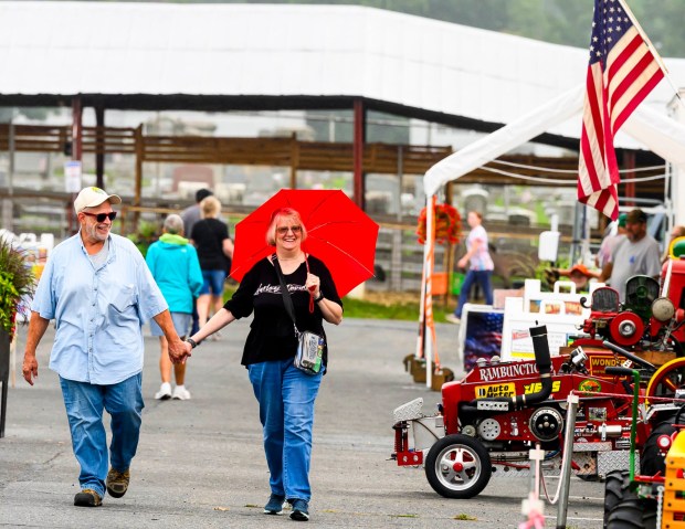 People enjoy the food, sights and sounds Wednesday, Sept. 02, 2026, at the Allentown Fair, which continues through Monday. (April Gamiz/The Morning Call)