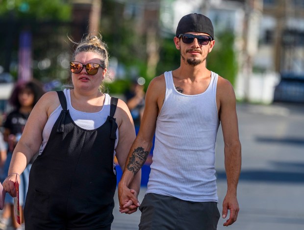 People enjoy the food, sights and sounds Thursday, Sept. 03, 2026, at the Allentown Fair, which continues through Monday. (April Gamiz/The Morning Call)
