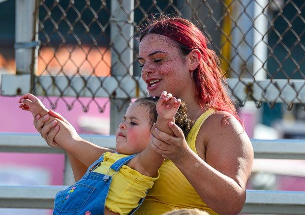 People enjoy the food, sights and sounds Thursday, Sept. 03, 2026, at the Allentown Fair, which continues through Monday. (April Gamiz/The Morning Call)