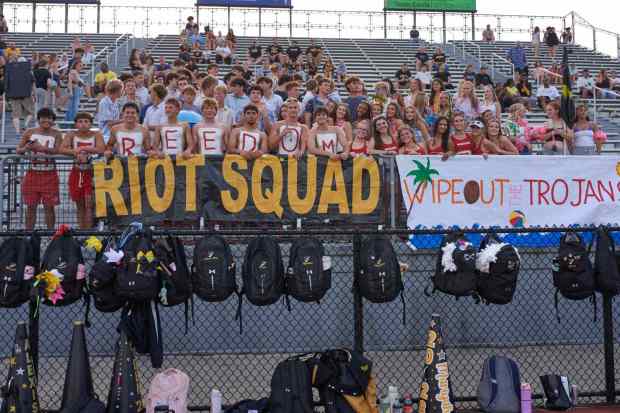 Pregame activities before the Parkland-Freedom football game Friday, Sept. 4, 2026, at Bethlehem School District Stadium. (David Garrett/Special to The Morning Call)