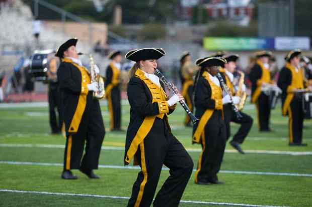Pregame activities before the Parkland-Freedom football game Friday, Sept. 4, 2026, at Bethlehem School District Stadium. (David Garrett/Special to The Morning Call)