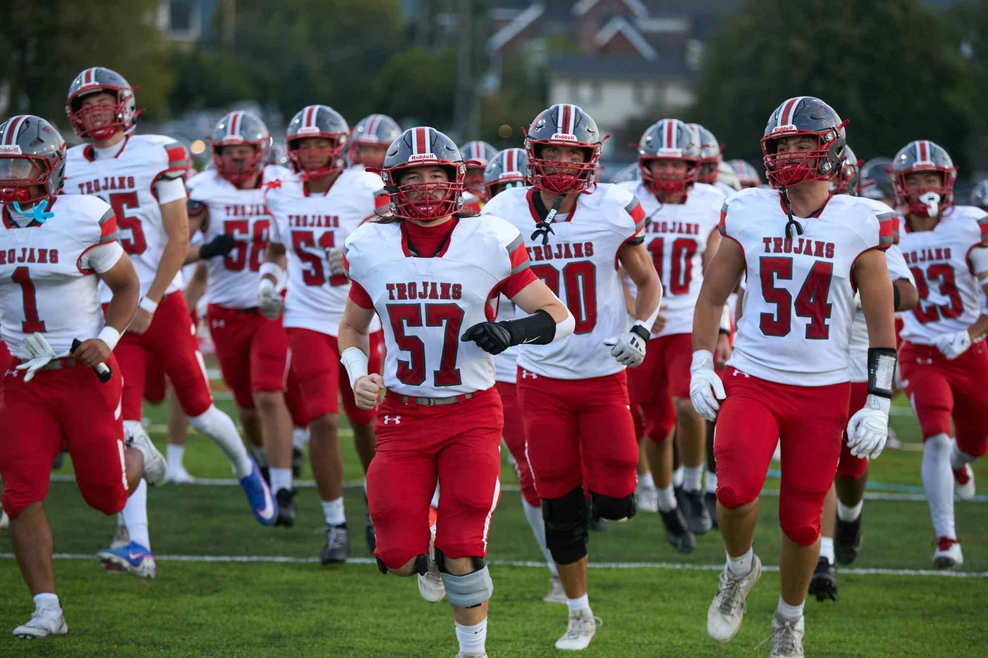 Pregame activities before the Parkland-Freedom football game Friday, Sept. 4, 2026, at Bethlehem School District Stadium. (David Garrett/Special to The Morning Call)