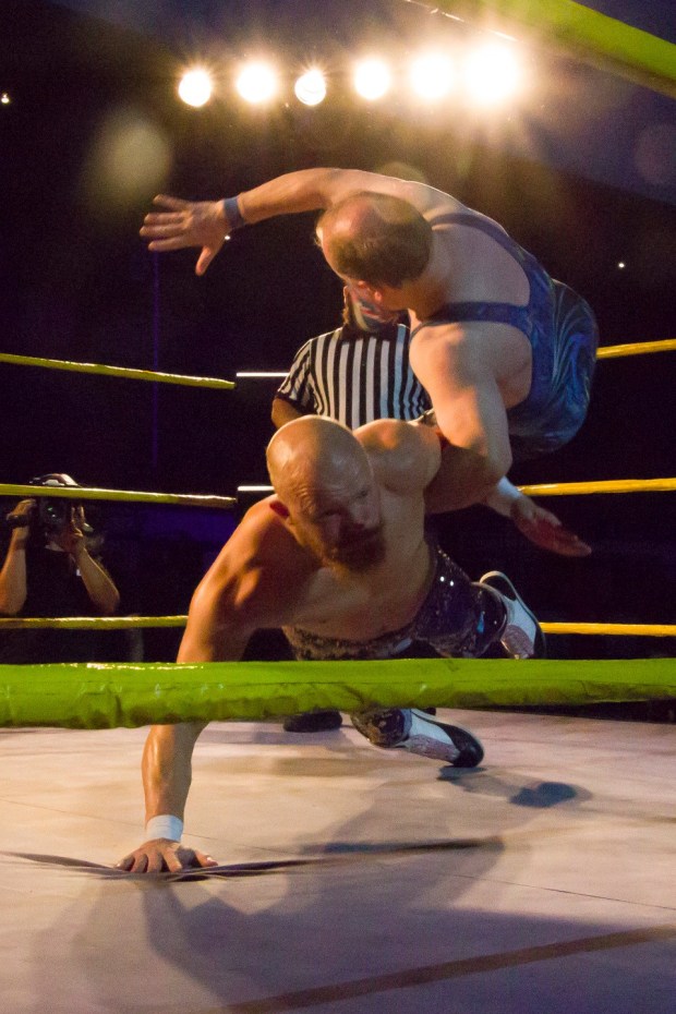 Professional wrestling returns to The Great Allentown Fair on Thursday, Sept. 3, 2026. Stars, Stripes & Slams, featured professional wrestlers at the family-friendly show designed to appeal to longtime fans and new audiences alike. The lineup included: Doc Gallows & Karl Anderson (The Good Brothers) - WWE, AEW and international promotions; 10-time World Tag Team Champions N-Zo (formerly Enzo Amore) - WWE and TNA, HEATH (Heath Slater) - WWE and TNA, Tito Santana - WWE Hall of Famer and former two-time Intercontinental Champion, "The Franchise" Shane Douglas - Four-time ECW World Heavyweight Champion, James Ellsworth - WWE and multiple independent organizations, Ricardo Rodriguez - WWE, MLW and international promotions The Patriot - WWE, WCW and multiple independent organizations. (Sheri Bayne/Special to The Morning Call)