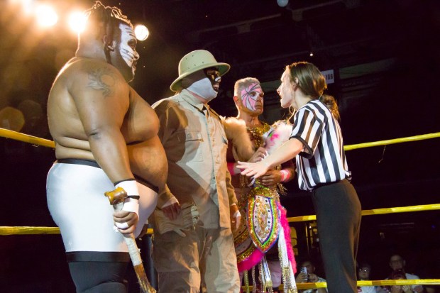 Professional wrestling returns to The Great Allentown Fair on Thursday, Sept. 3, 2026. Stars, Stripes & Slams, featured professional wrestlers at the family-friendly show designed to appeal to longtime fans and new audiences alike. The lineup included: Doc Gallows & Karl Anderson (The Good Brothers) - WWE, AEW and international promotions; 10-time World Tag Team Champions N-Zo (formerly Enzo Amore) - WWE and TNA, HEATH (Heath Slater) - WWE and TNA, Tito Santana - WWE Hall of Famer and former two-time Intercontinental Champion, "The Franchise" Shane Douglas - Four-time ECW World Heavyweight Champion, James Ellsworth - WWE and multiple independent organizations, Ricardo Rodriguez - WWE, MLW and international promotions The Patriot - WWE, WCW and multiple independent organizations. (Sheri Bayne/Special to The Morning Call)