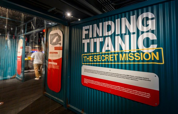 Scenes from the "Finding Titanic: The Secret Mission" exhibit Tuesday, Sept. 29, 2026, at Da Vinci Science Center at PPL Pavilion. The  exhibit, which explores the story behind how the wreck of the RMS Titanic was found and the secret Cold War mission that made the historic discovery possible, runs through Jan. 19. (April Gamiz/The Morning Call)