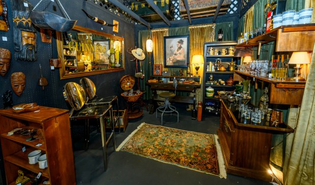 A variety of vendors offers all sort of antiques from the eccentric to the elegant Friday, Sept. 4, 2026, at Weil's Doghouse Antiques in the Parkway Shopping Center at 1471 Lehigh St. in Allentown. The antique store features over 180 vendors in its location in the back of the mall's parking lot. (April Gamiz/The Morning Call)