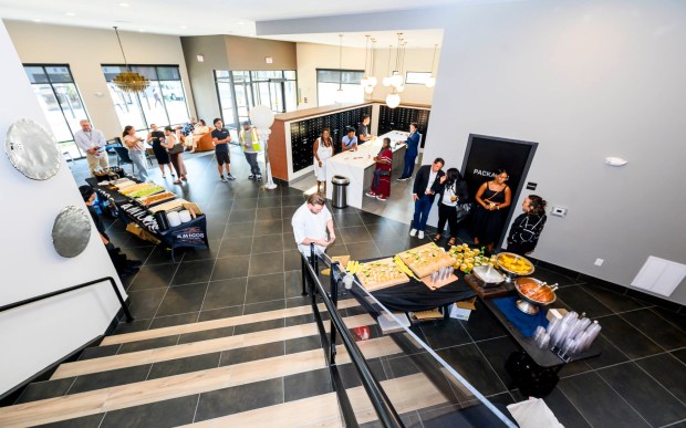 An inside look at the Standard on Wednesday, Sept. 16, 2026, during a ribbon-cutting marking the official opening of the building. The building, City Center Group's 15th apartment building in downtown Allentown, has 257 apartments on the site of the former Morning Call office. (April Gamiz/The Morning Call)