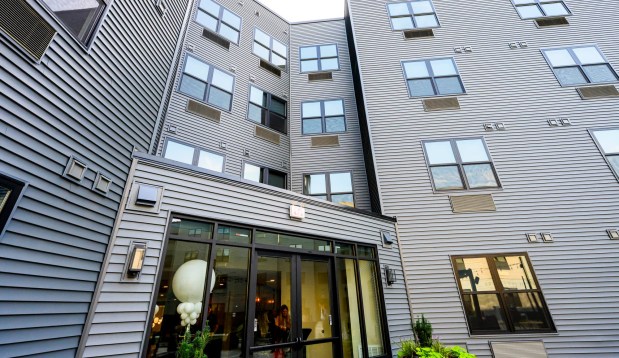 An inside look at the Standard on Wednesday, Sept. 16, 2026, during a ribbon-cutting marking the official opening of the building. The building, City Center Group's 15th apartment building in downtown Allentown, has 257 apartments on the site of the former Morning Call office. (April Gamiz/The Morning Call)