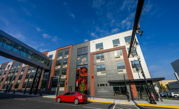 An inside look at the Standard on Wednesday, Sept. 16, 2026, during a ribbon-cutting marking the official opening of the building. The building, City Center Group's 15th apartment building in downtown Allentown, has 257 apartments on the site of the former Morning Call office. (April Gamiz/The Morning Call)