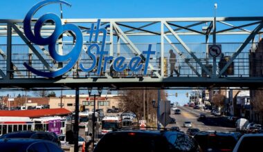The 69th Street bridge in Upper Darby. Township officials are set to consider an ordinance that would limit cooperation with federal immigration officers.