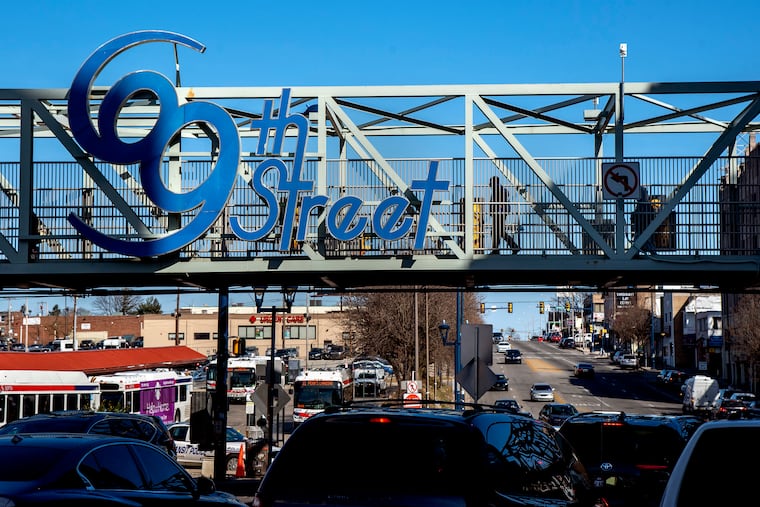 The 69th Street bridge in Upper Darby. Township officials are set to consider an ordinance that would limit cooperation with federal immigration officers.