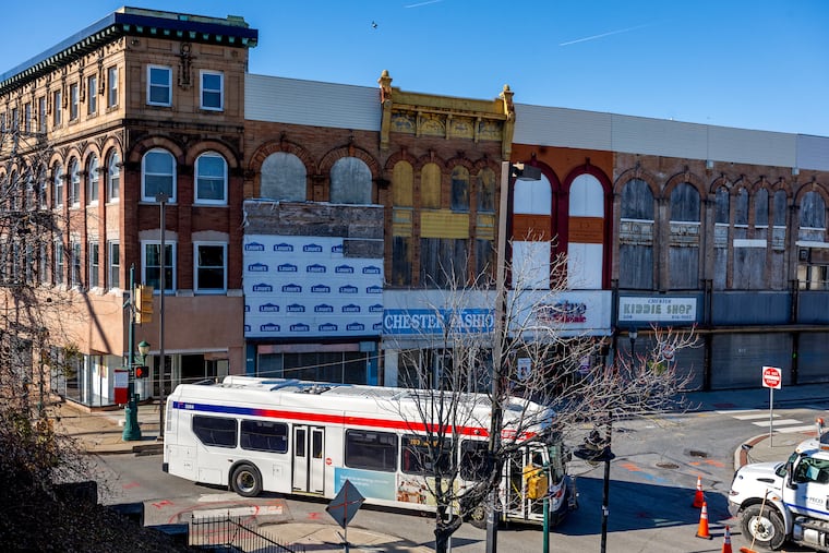 A view of downtown in December 2024. The city is approaching its fourth year of bankruptcy.