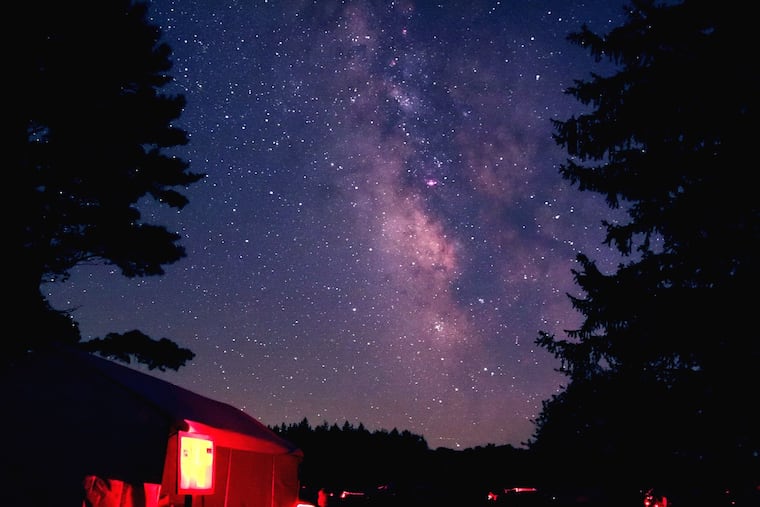 Stellar views of the night sky draw visitors to Cherry Springs State Park in Coudersport, Potter County, Pennsylvania. The park saw a large swell of visitors amid the coronavirus pandemic of 2020.