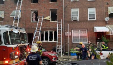 Firefighter injured in South Philly row home fire