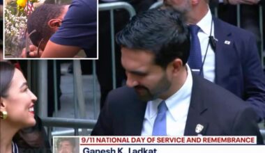 Zohran Mamdani, AOC spotted laughing at 9/11 ceremony while victims' families weep during reading of names