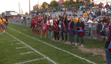Miss Viking reunion kicks off Riverside football game