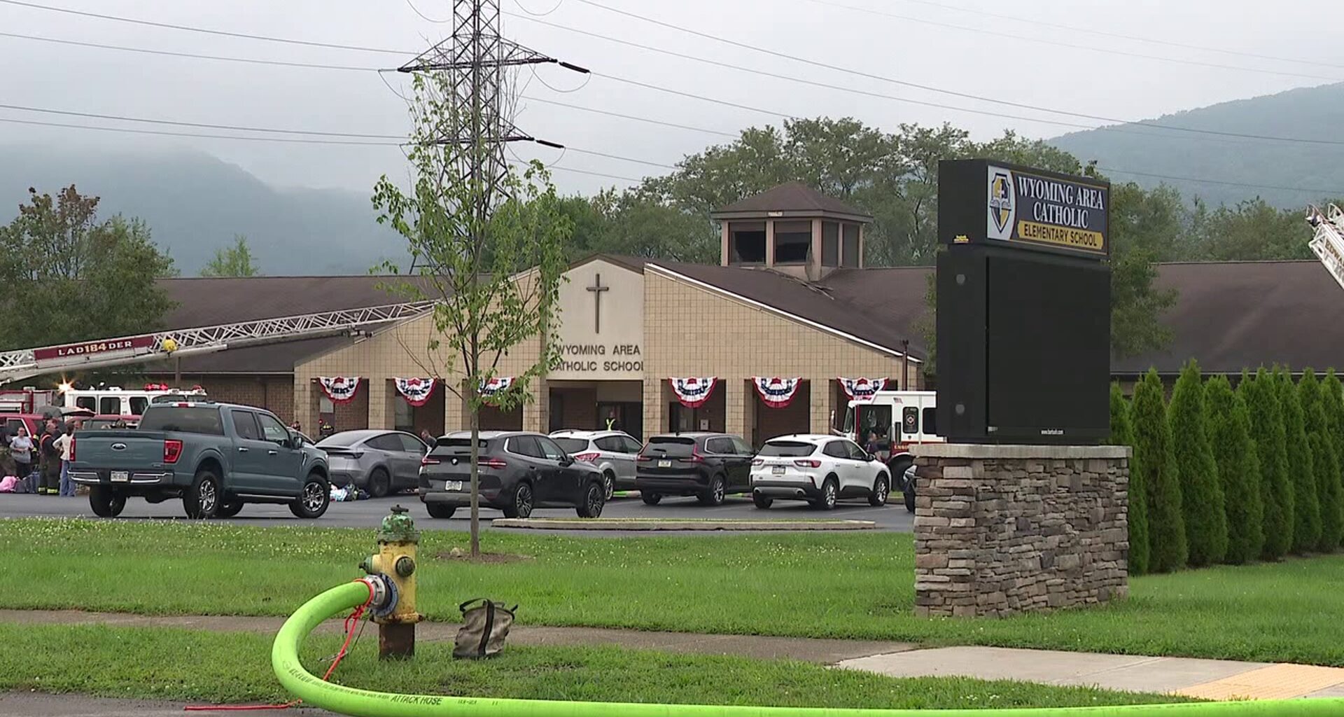 No injuries reported after fire at Wyoming Area Catholic School
