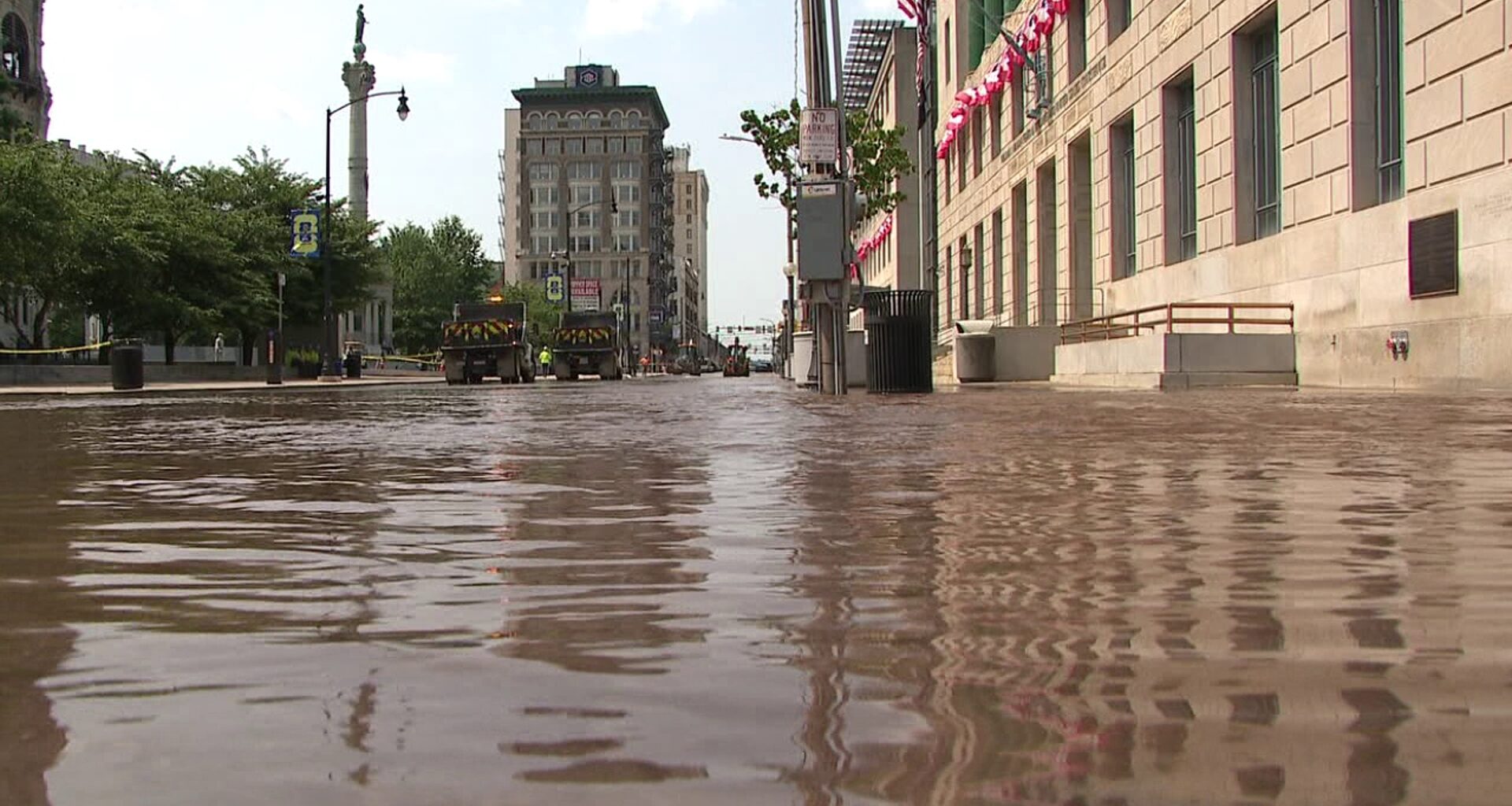 In the wake of major main breaks, Pennsylvania American Water says it will move up plans to replace aging downtown pipes