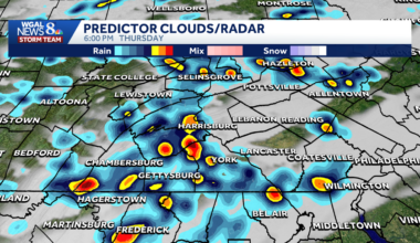 South-central Pa. weather: Scattered thunderstorms possible