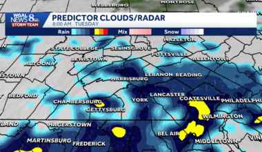 South-central Pa. widespread rain may cause ponding on roads