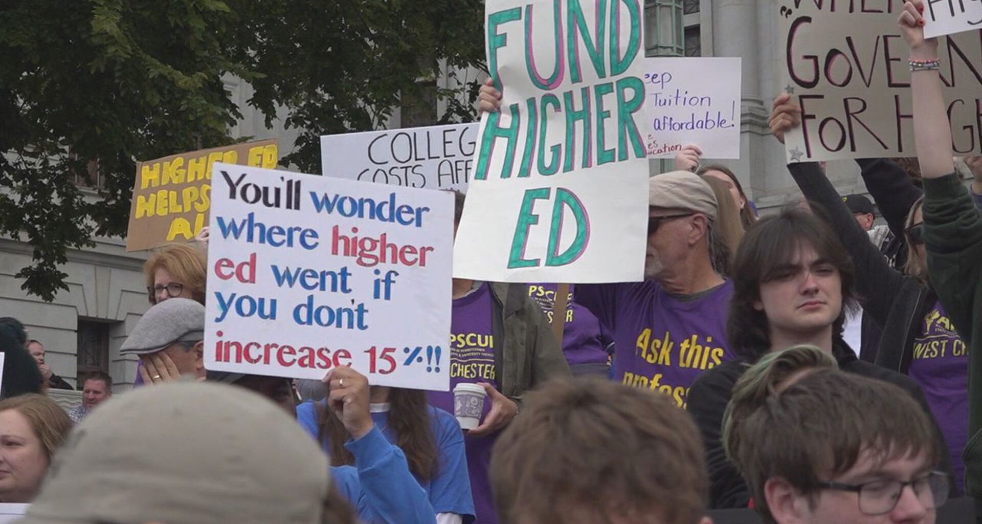 Advocates rally at Capitol for a boost in Pennsylvania higher education funding