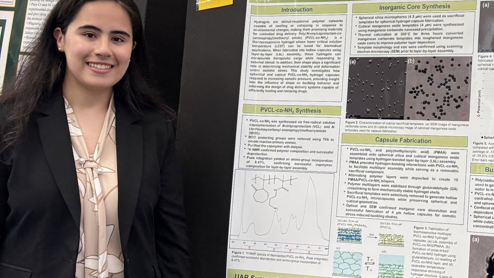 Biology student expands research horizons through selective NSF program