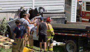 Dump truck crashes, leaves gaping hole in side of Allegheny County home