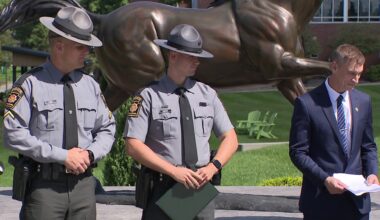 First trooper graduates from joint program between Marywood University and PSP academy