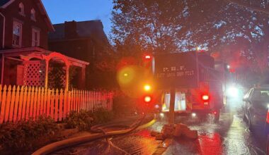 Flames engulf Pittsburgh home after breaking through top floor