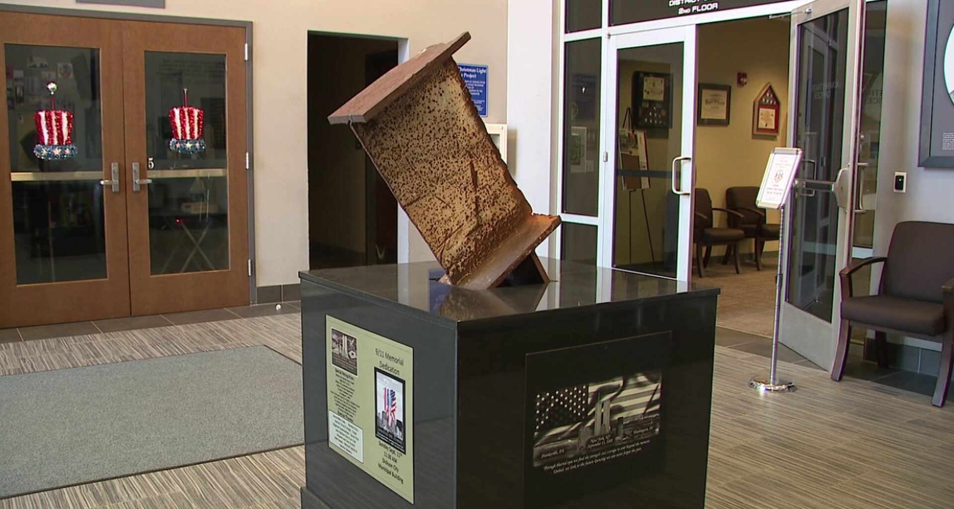 Steel beam from World Trade Center stands as powerful reminder in Dickson City 25 years later