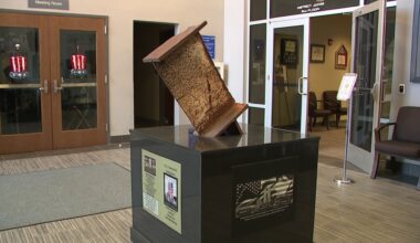 Steel beam from World Trade Center stands as powerful reminder in Dickson City 25 years later