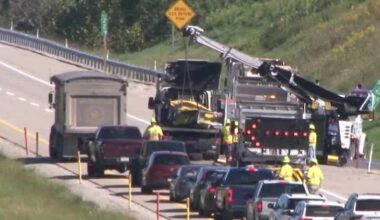 Pennsylvania Turnpike vehicle, garbage truck in crash
