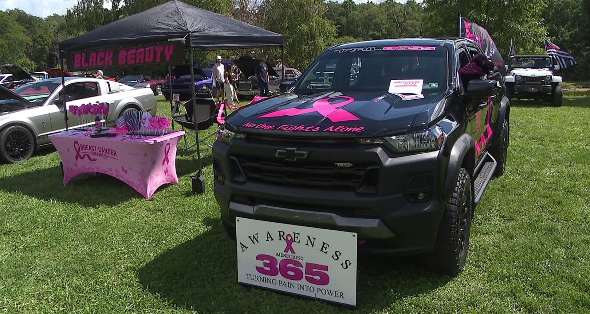 Car enthusiasts rally in Scranton to aid woman with breast cancer