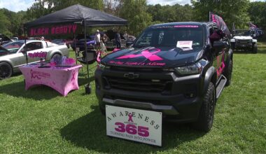 Car enthusiasts rally in Scranton to aid woman with breast cancer