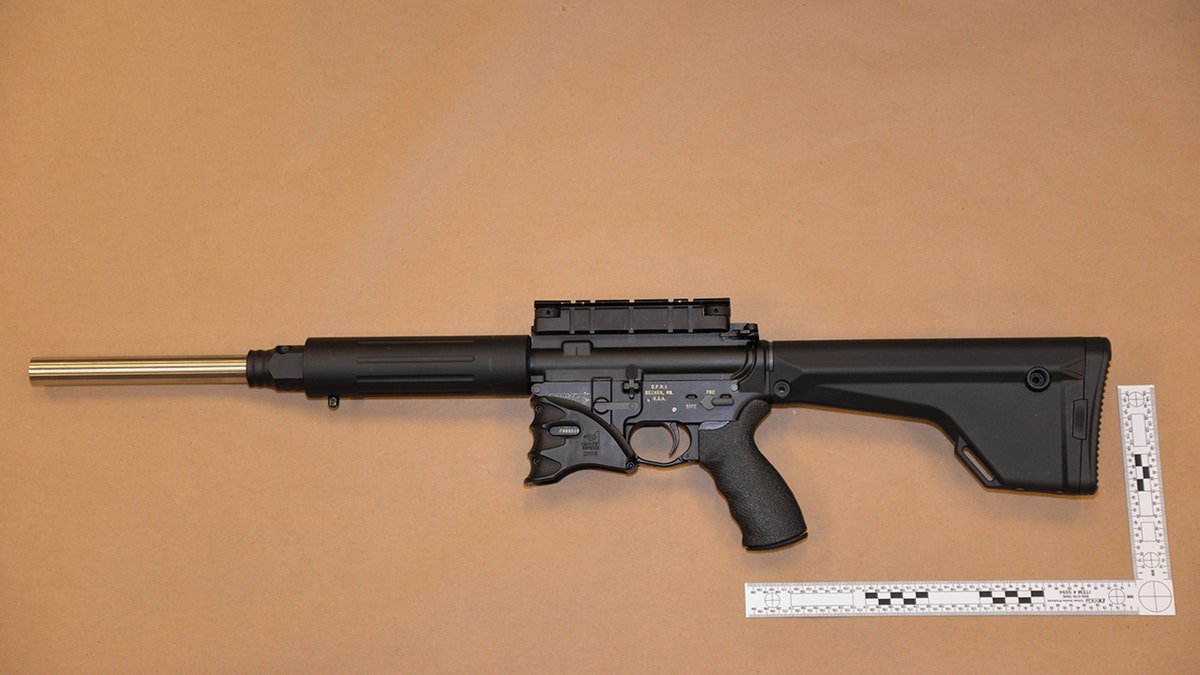 seized semiautomatic rifle