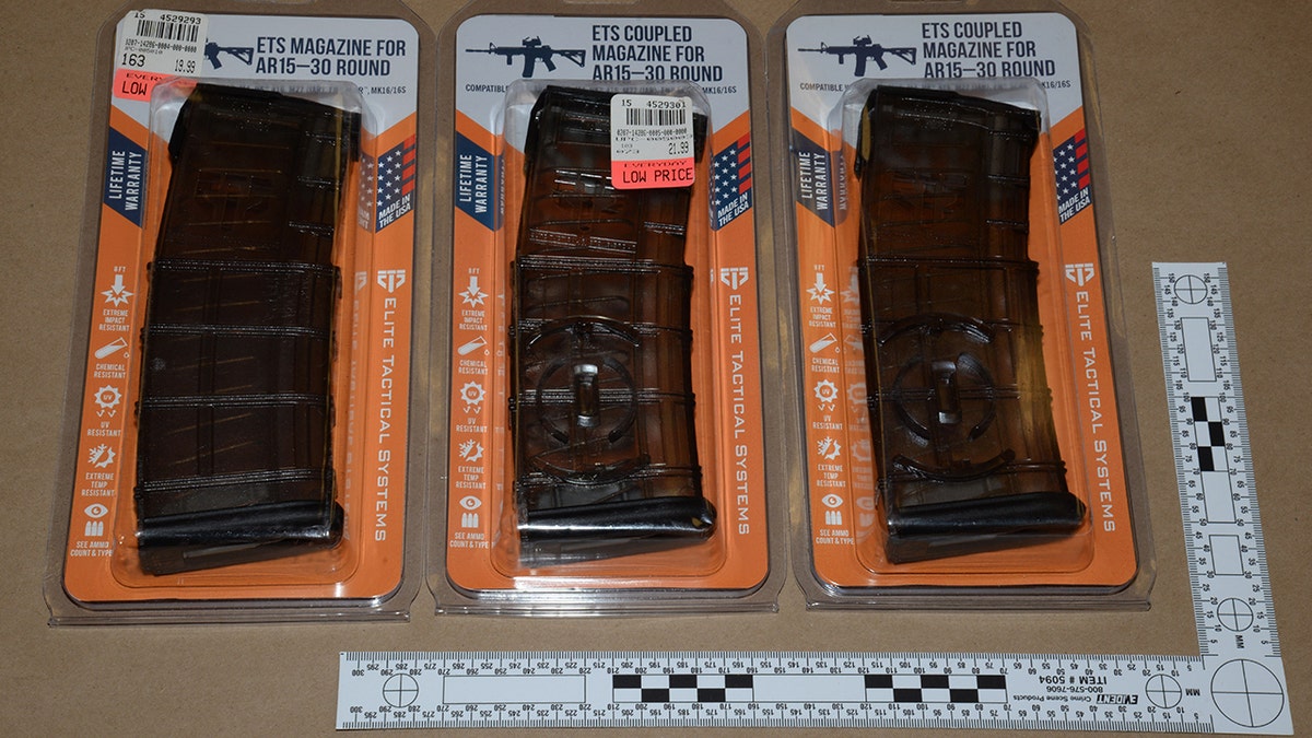 Rifle magazines seized