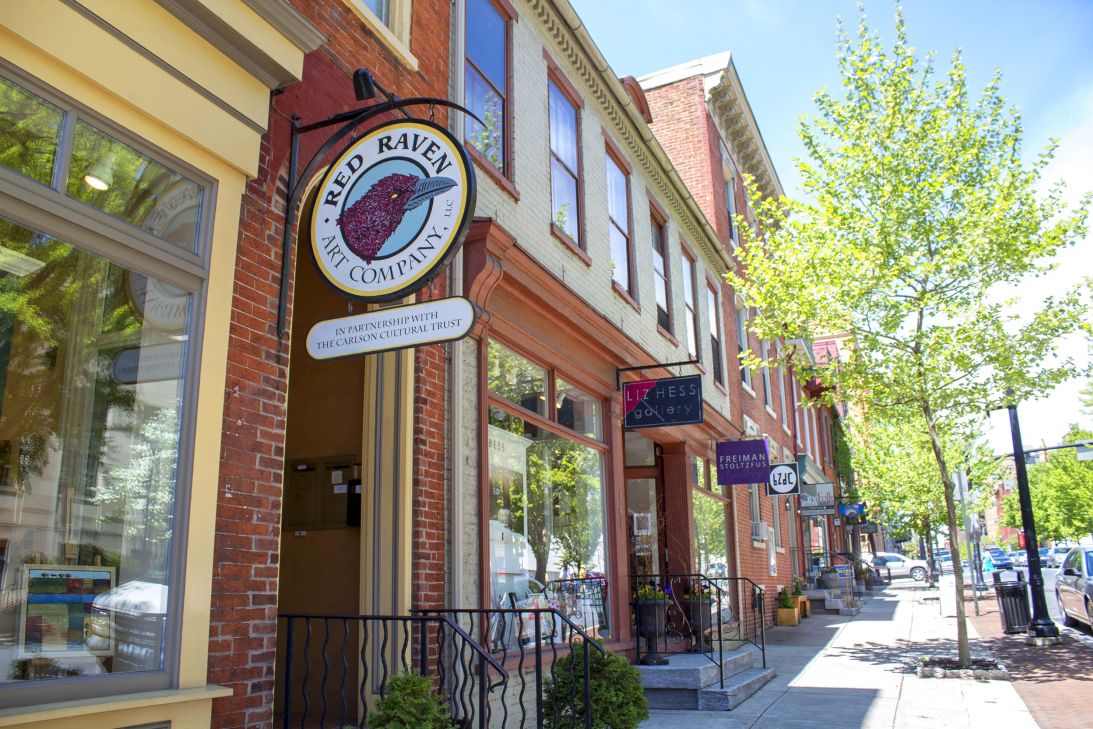 Gallery Row, a short yet charming strip of art galleries and creative businesses.