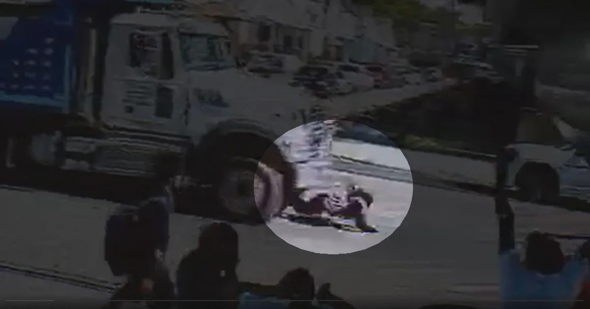 Video shows young girl getting run over by truck in Philadelphia, walking away