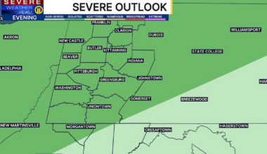 Pittsburgh Weather: Sunday starts dry, but another line of showers will move through during evening