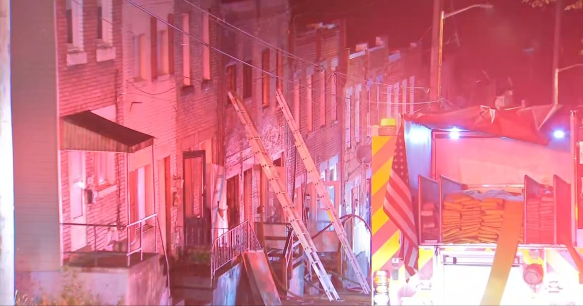 Rowhouse fire in Pittsburgh’s Hazelwood neighborhood was intentionally set, investigators say – WPXI