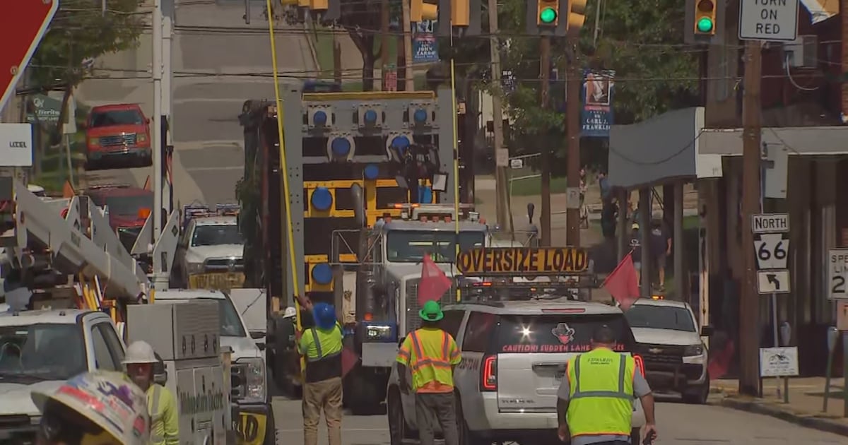 2nd slow-moving superload to move through Western Pennsylvania next week