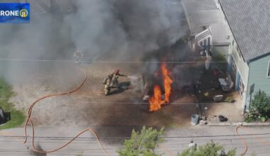 Car catches fire feet away from Reserve Township home – WPXI