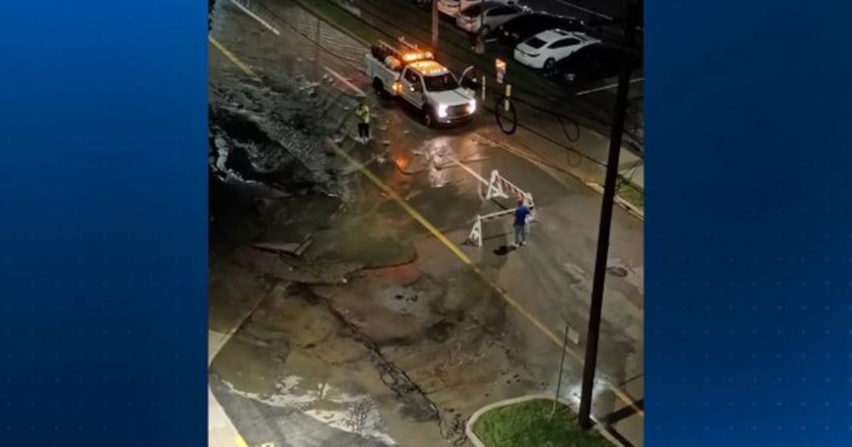 Large water main break disrupts service to dozens of customers in Washington County – WPXI
