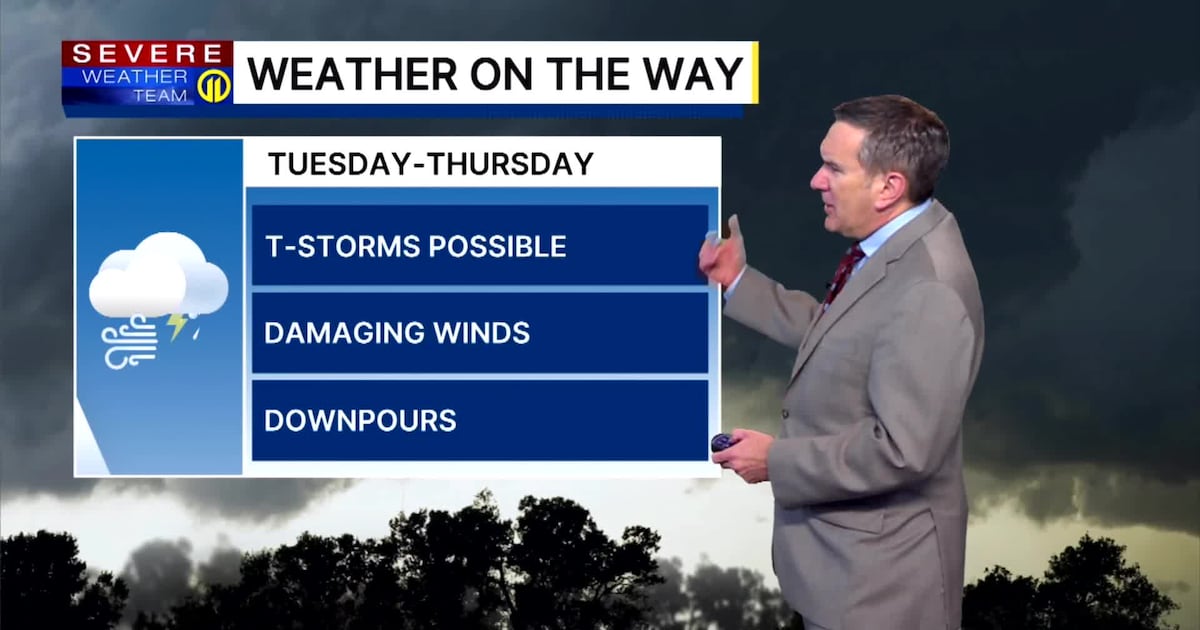 Hot and humid the next couple of days, temperatures pushing into the 90s – WPXI